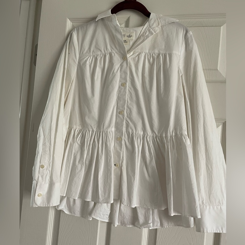 Kate spade white peplum